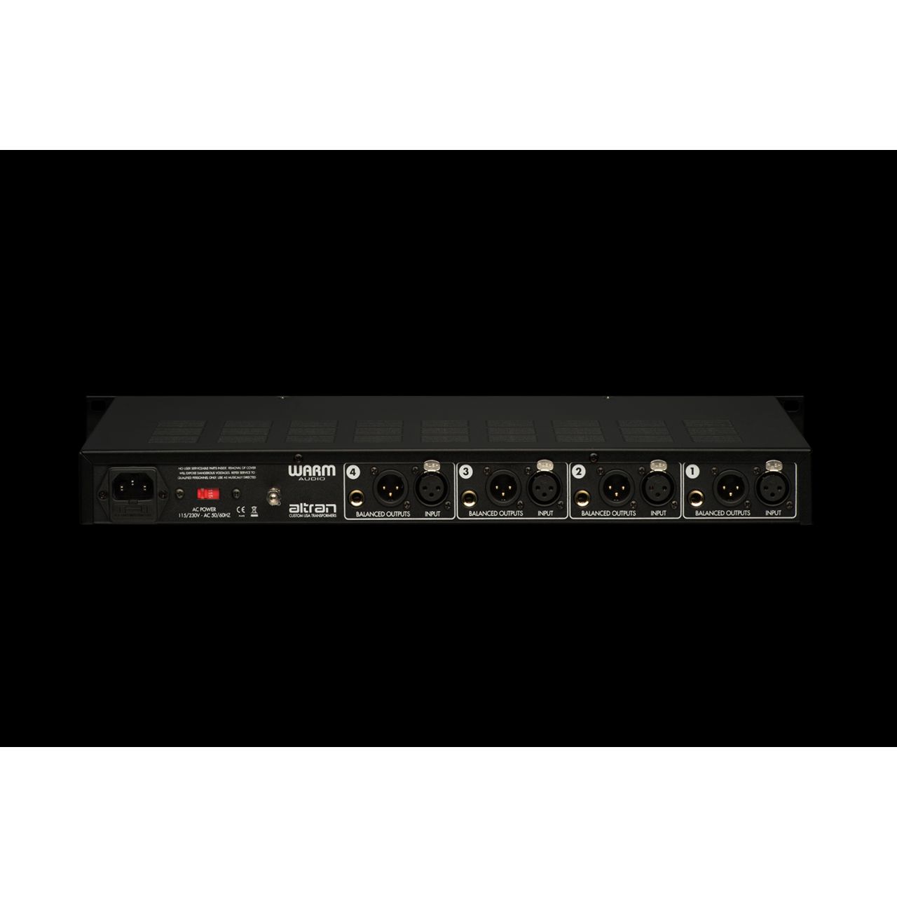 WA-412 - 4-Kanal Mikrofon- und Instrumentenvorverstärker