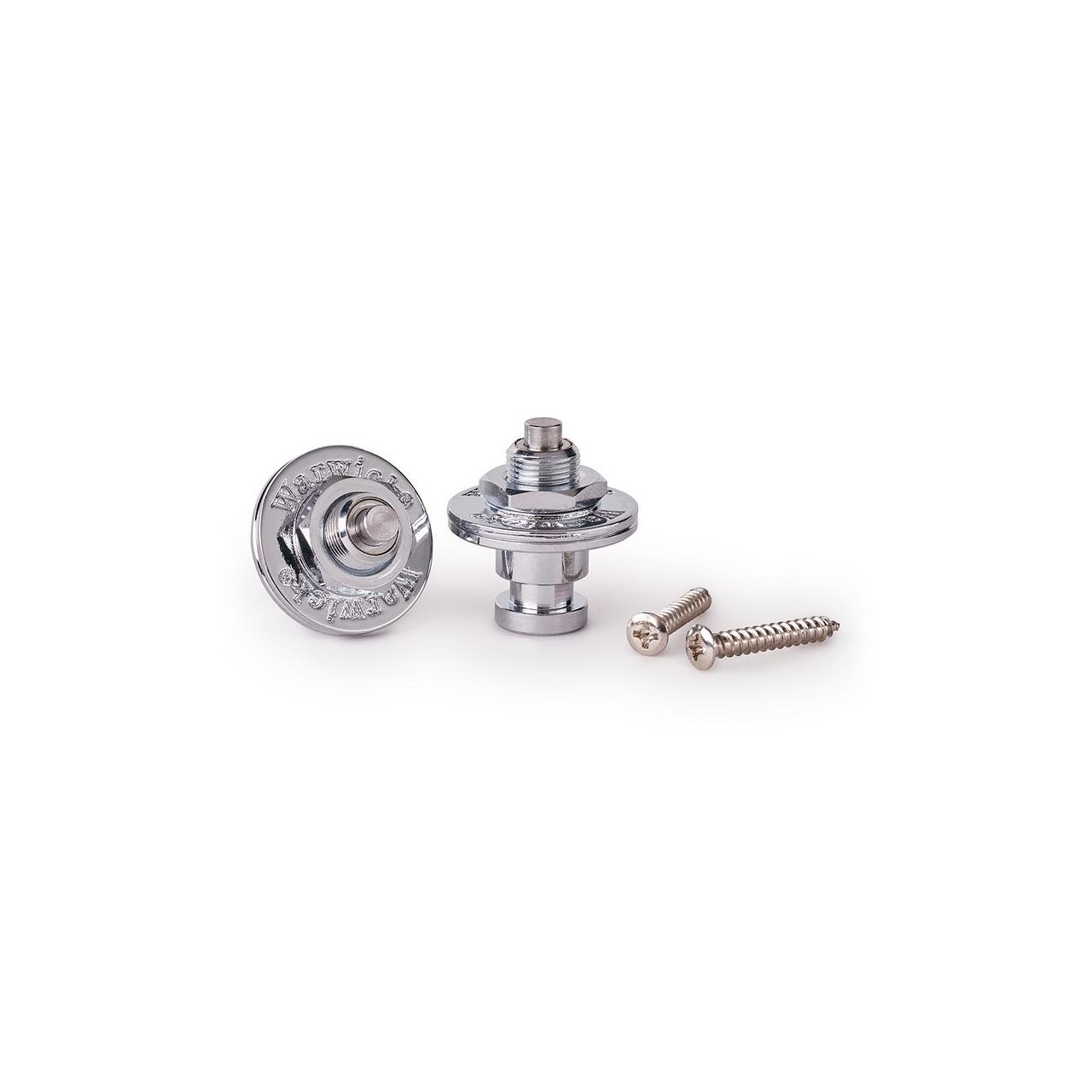 Security Lock System, Set (2 pcs) - Chrome