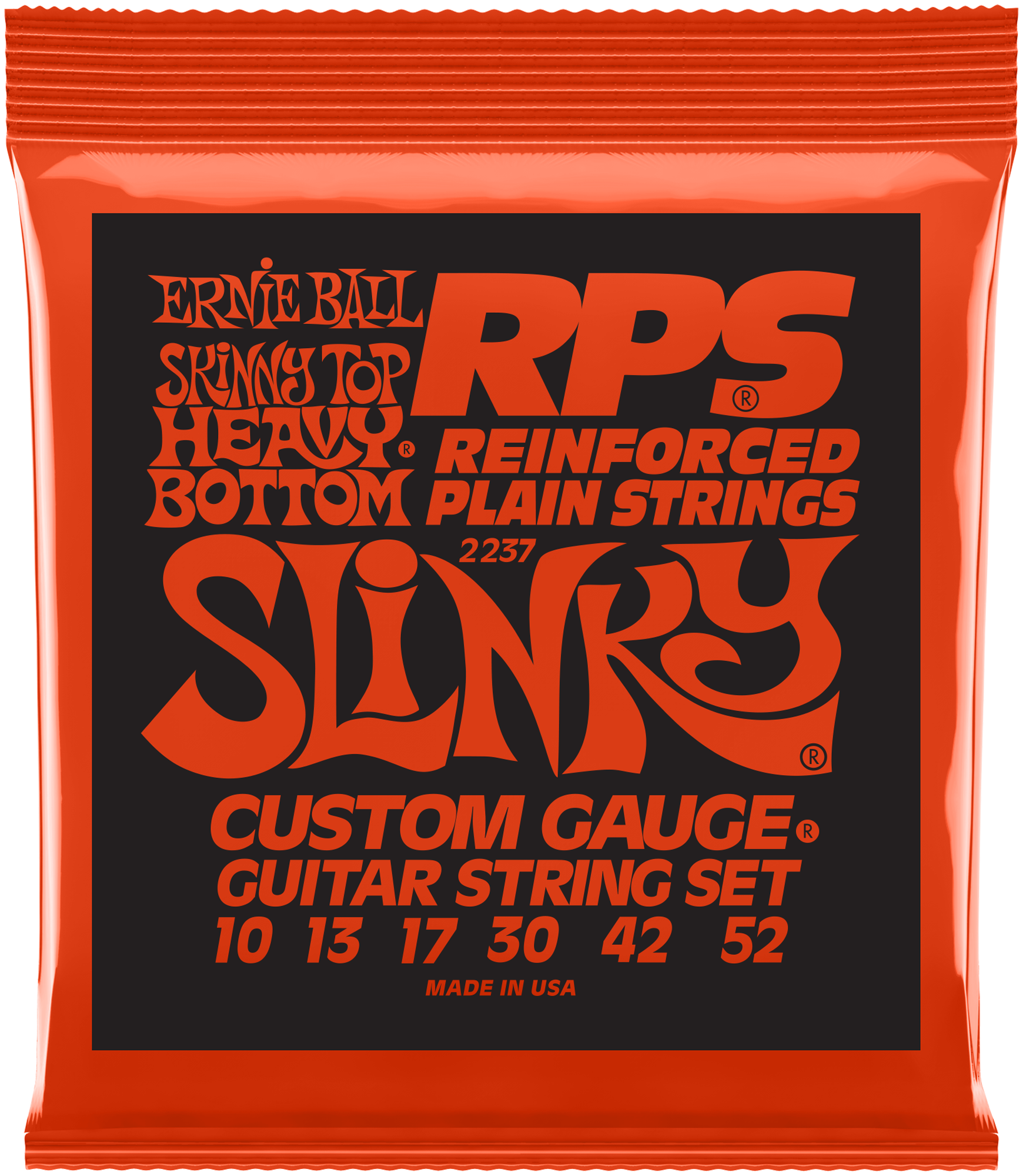 Saitensatz, E-Gitarre Skinny Top RPS Nickel Wound 10-52 
