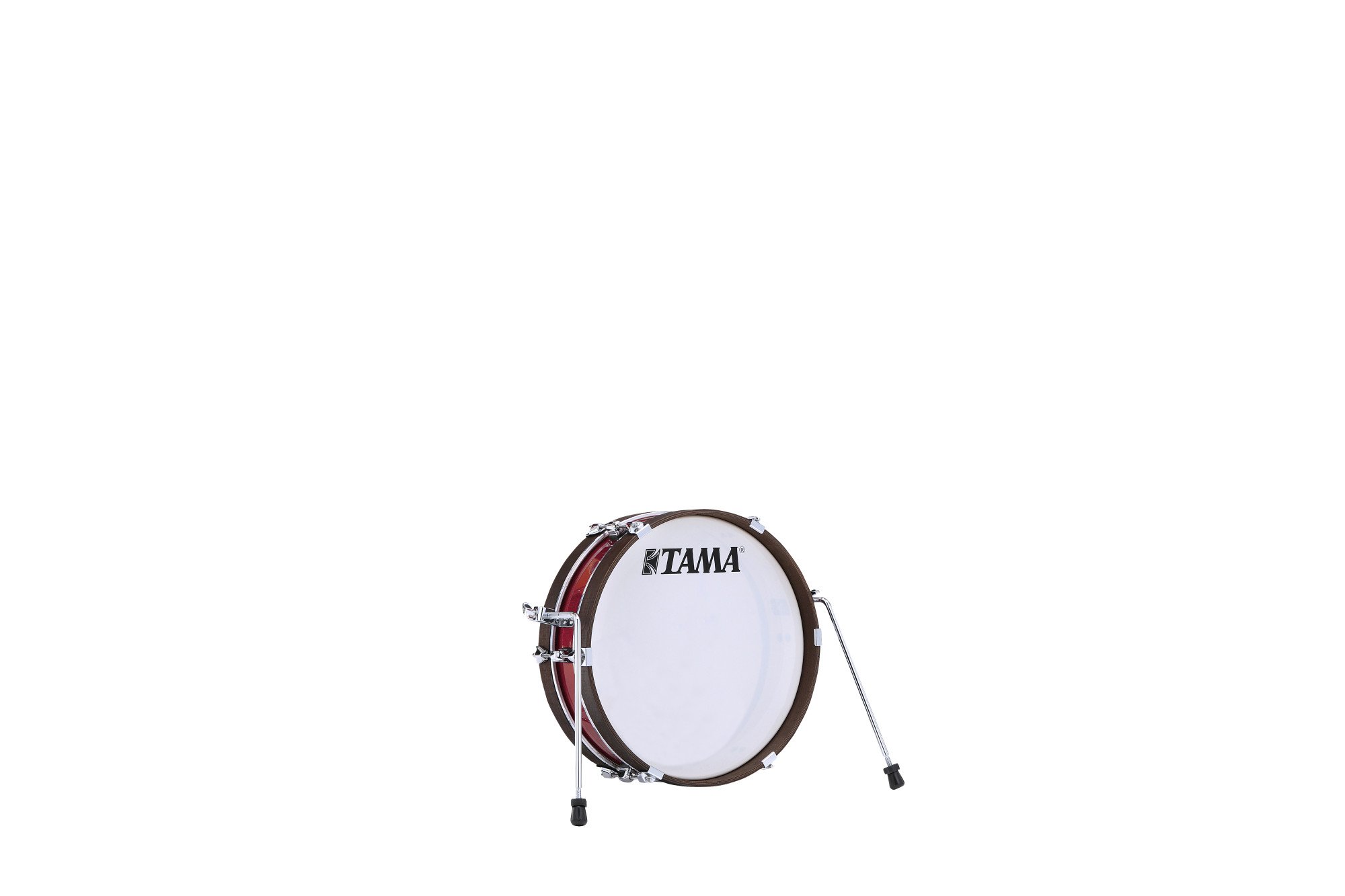 Club-Jam Pancake Bass Drum 18" x 4"- Burnt Red