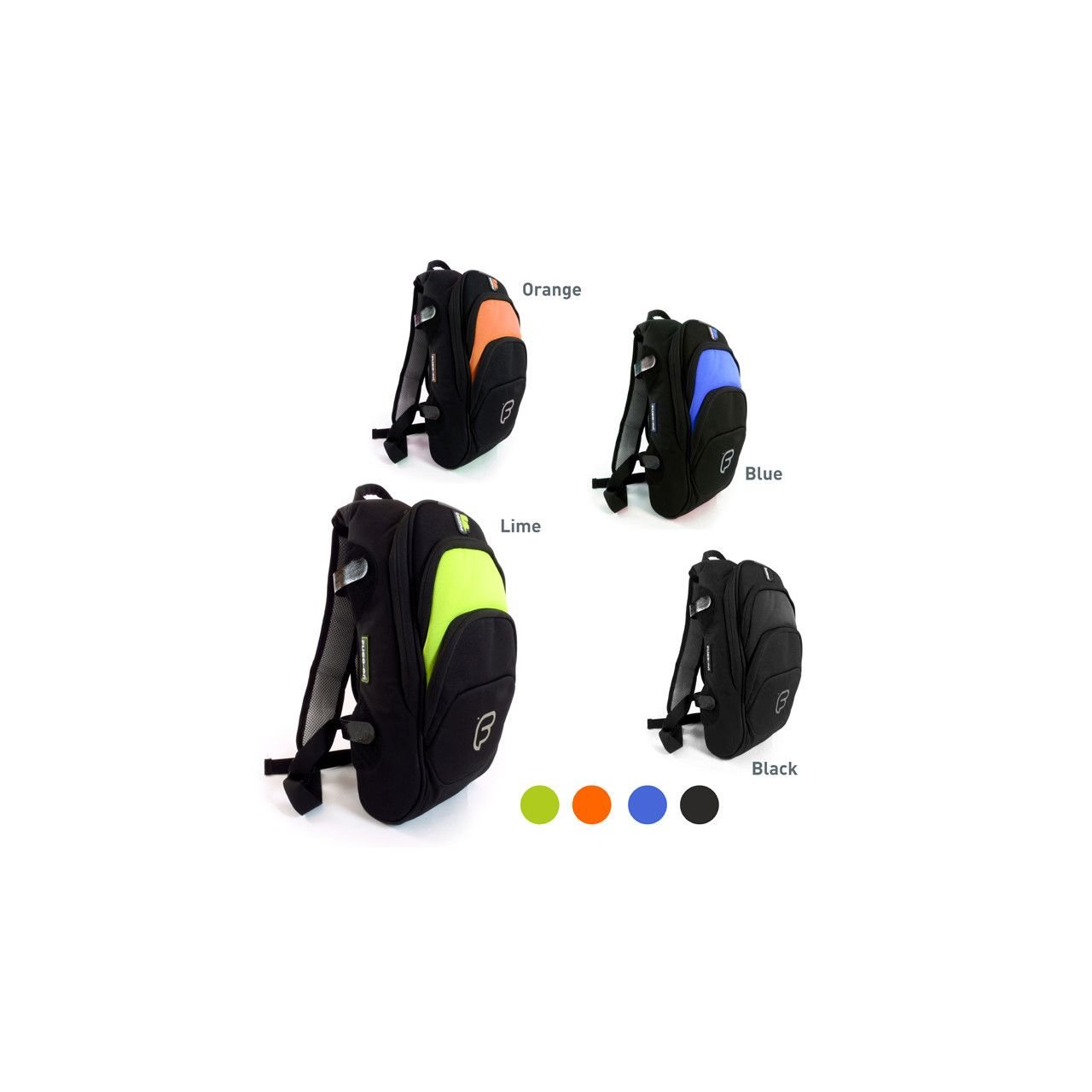 F1 Rucksack Small Backpack / schwarz-blau