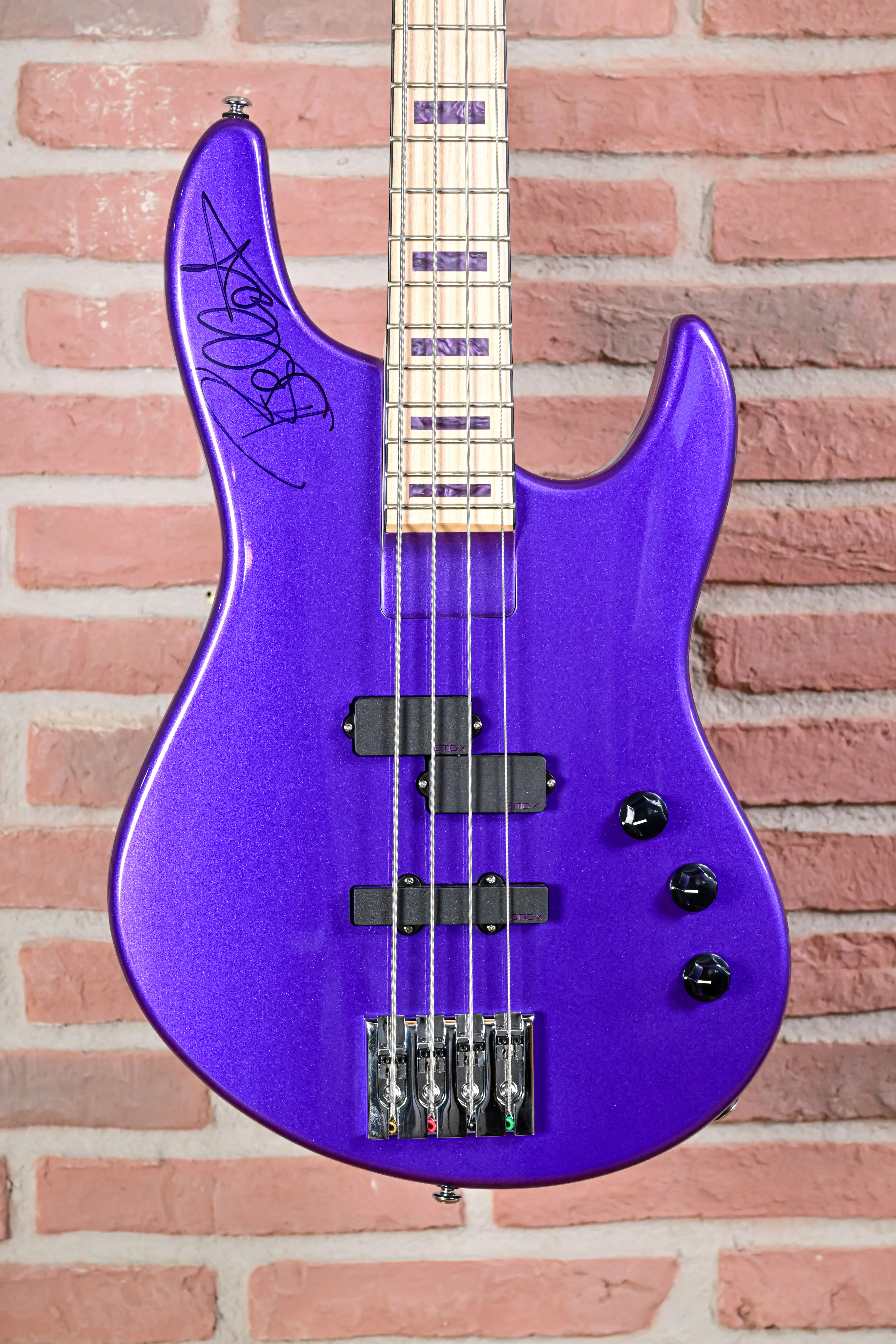 NC-4 Bass Metallic Purple - Signed by Frank Bello Signature -  #2