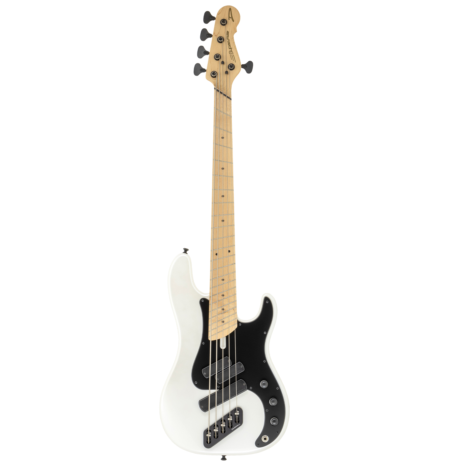 SP1 Maple 5-String Bass Gloss Ducati Pearl White