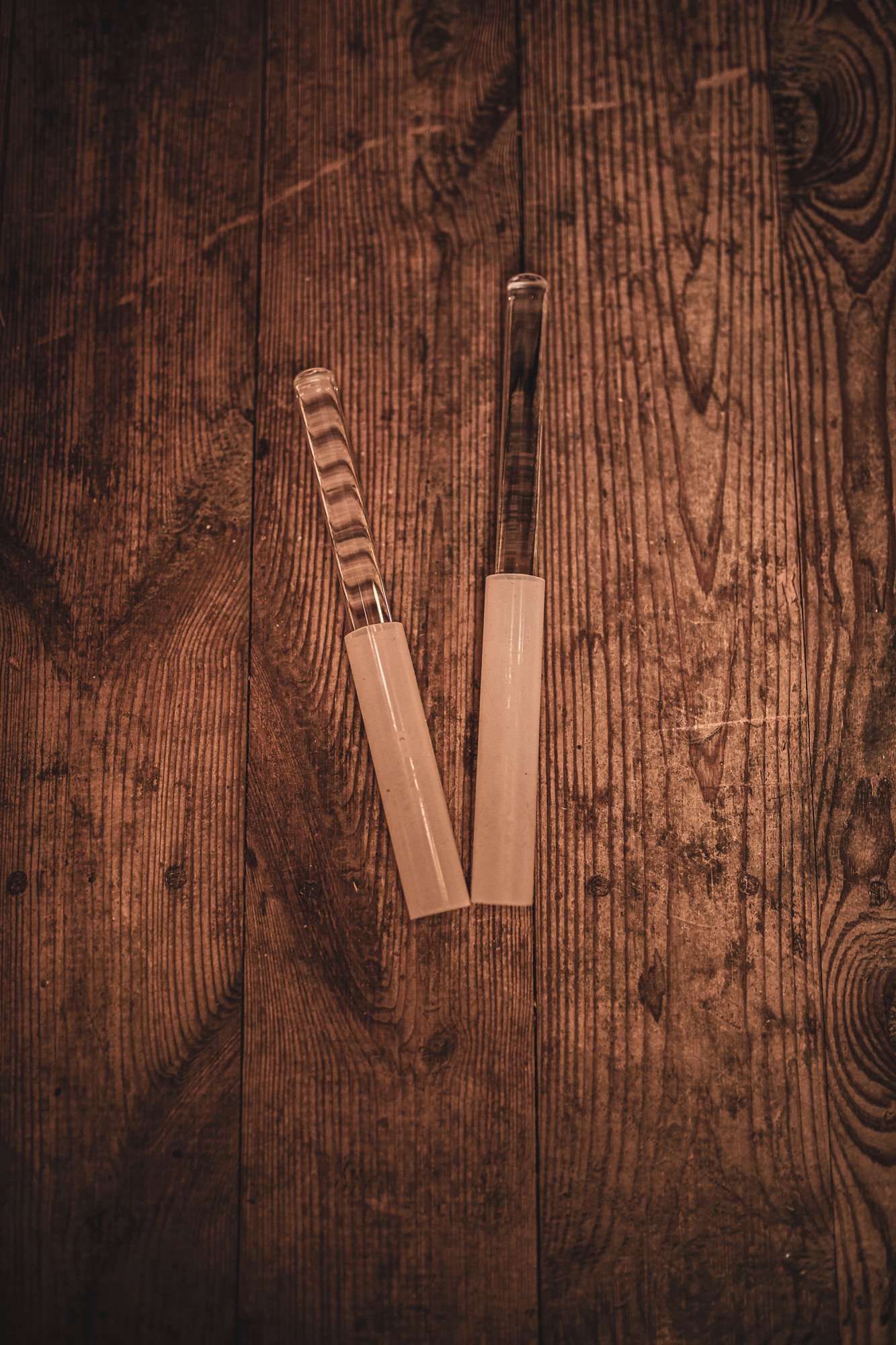 Half-coated Crystal Silicone Rod - Large