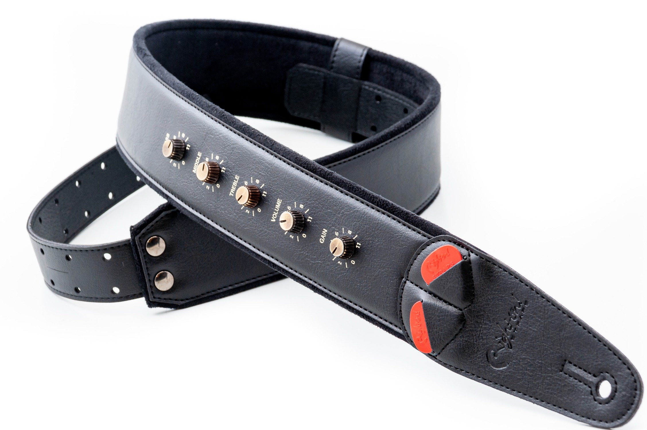 Spinal Tap Black Guitar Strap 
