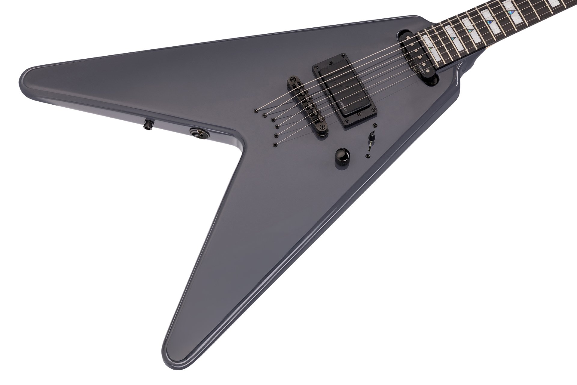 Artist Line Breaker WH-1 - Solid Overland Gray High Polish E-Gitarre