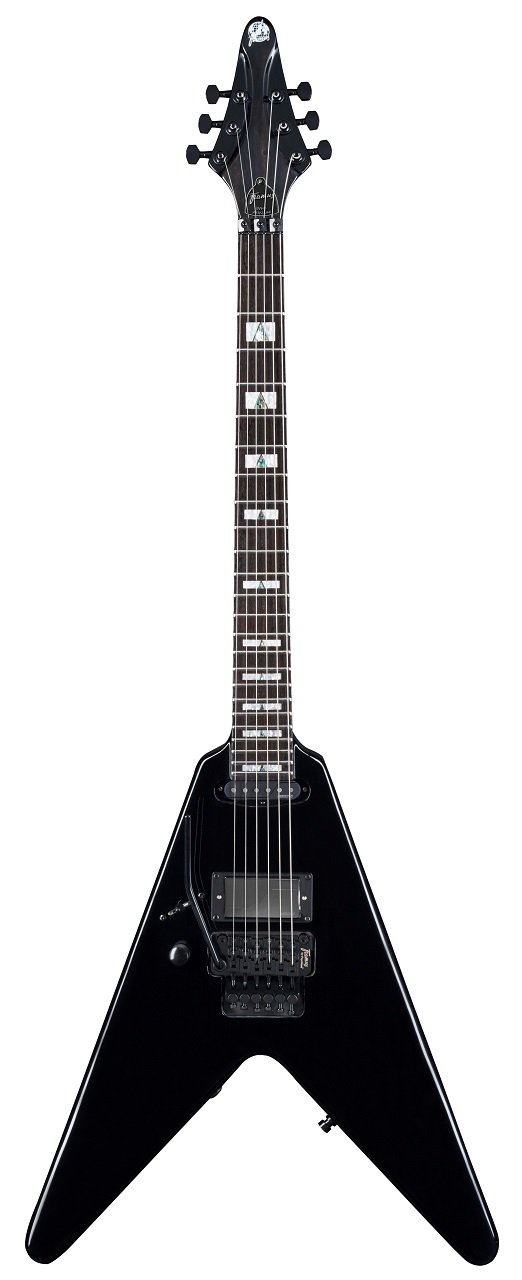 D-Series Artist Line WH-1, Lefthand (Fishman Fluence) - Solid Black High Polish