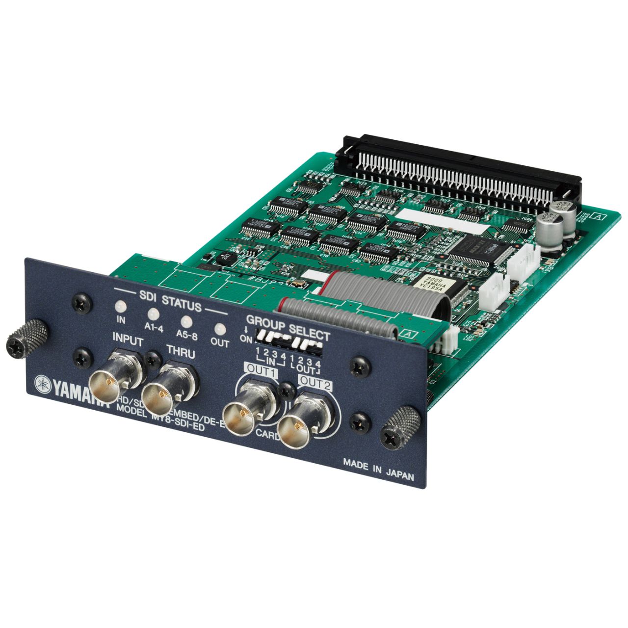 8-Channel HD-SDI/SD-SDI Embedder/De-embedder Interface Card 