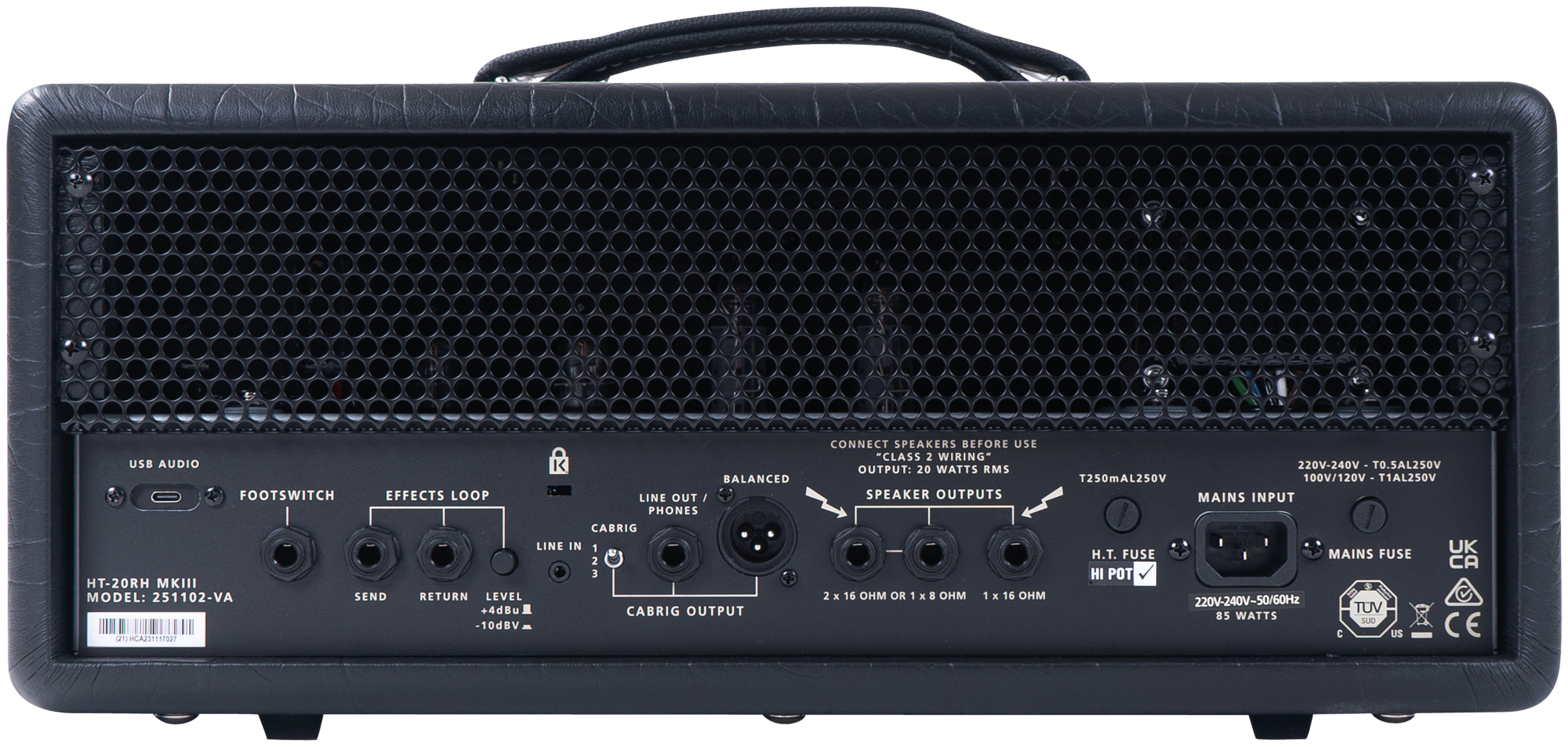 HT-20RH MkIII E-Gitarrentopteil 20W