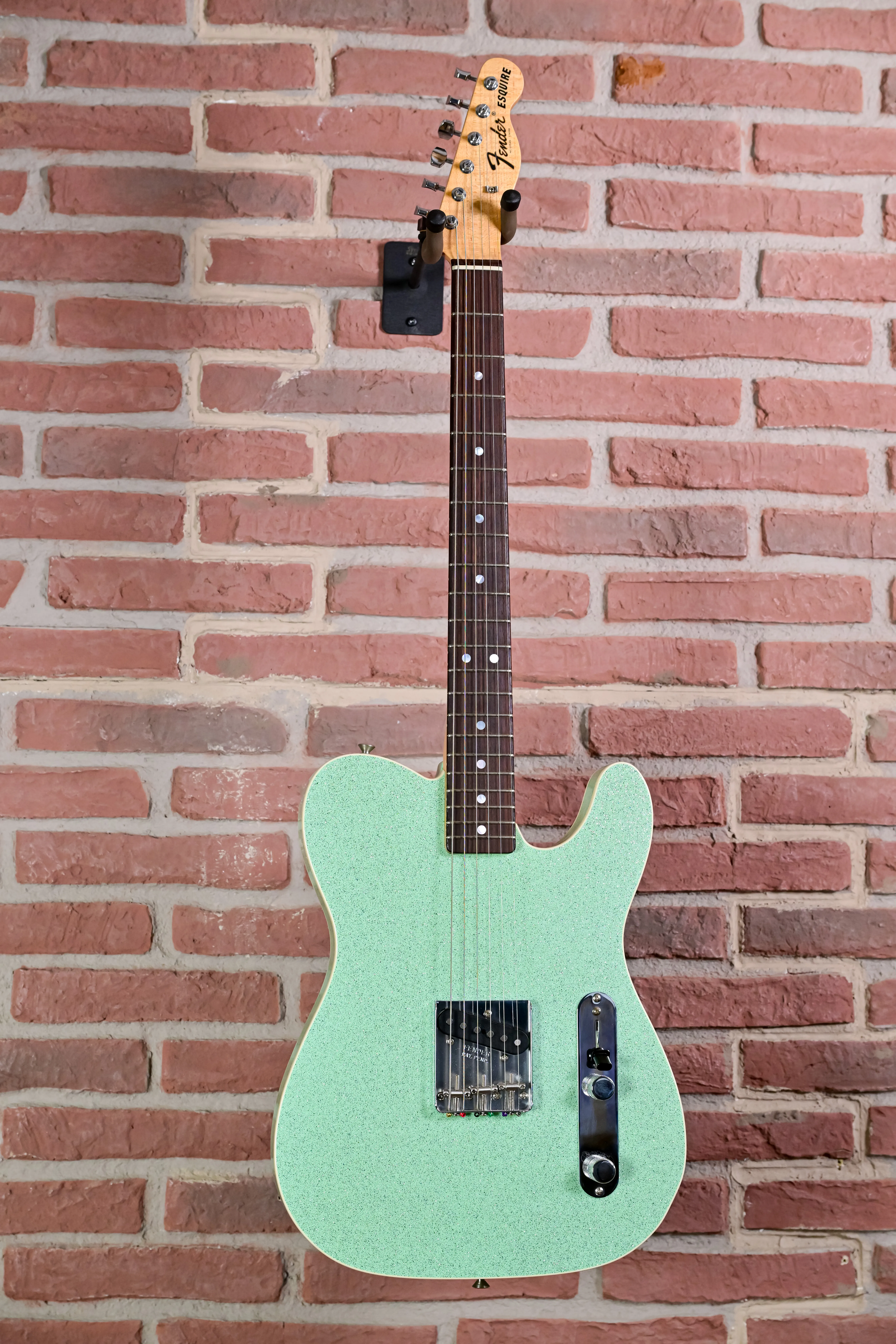 Masterbuilt 60s Esquire NOS by Jason Smith Surf Green with Silver-Green-Blue Flake