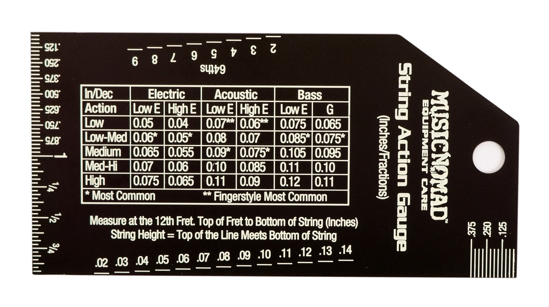 MN614 Truss Rod Gauge & String Action Gauge Bundle