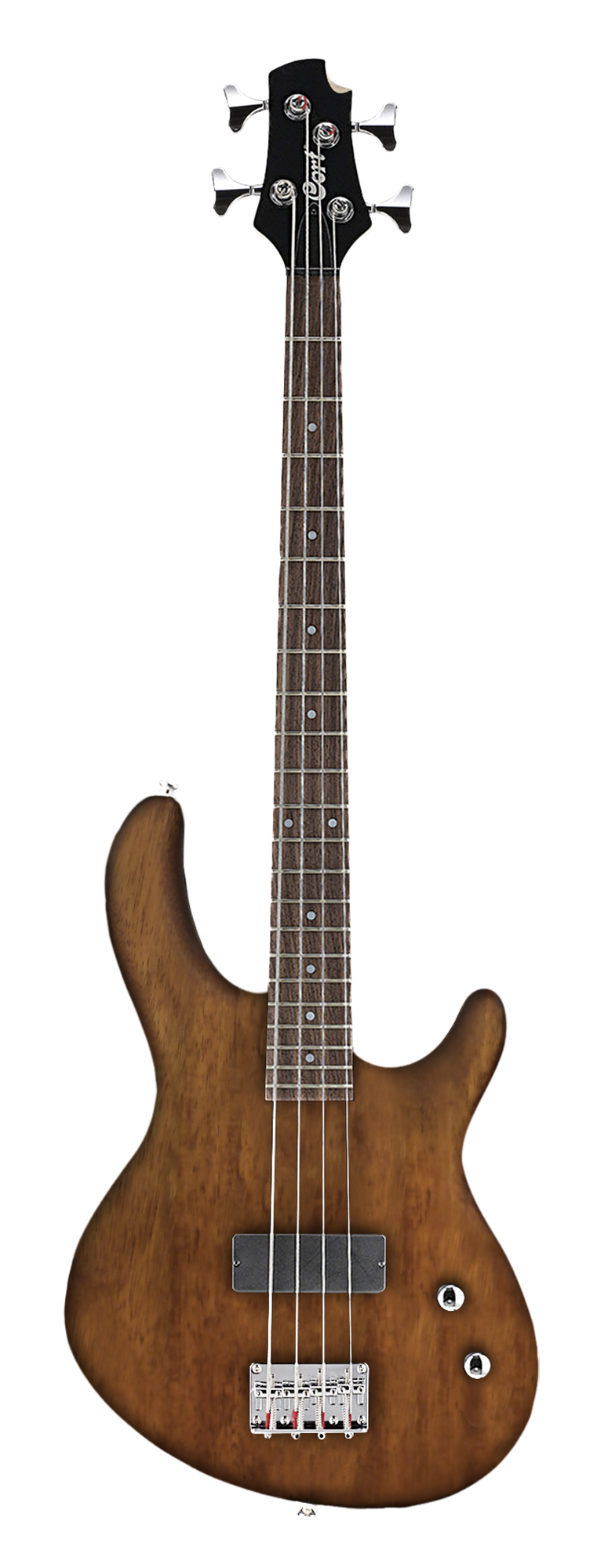 Bassgitarre, Action Junior, Open Pore Walnut