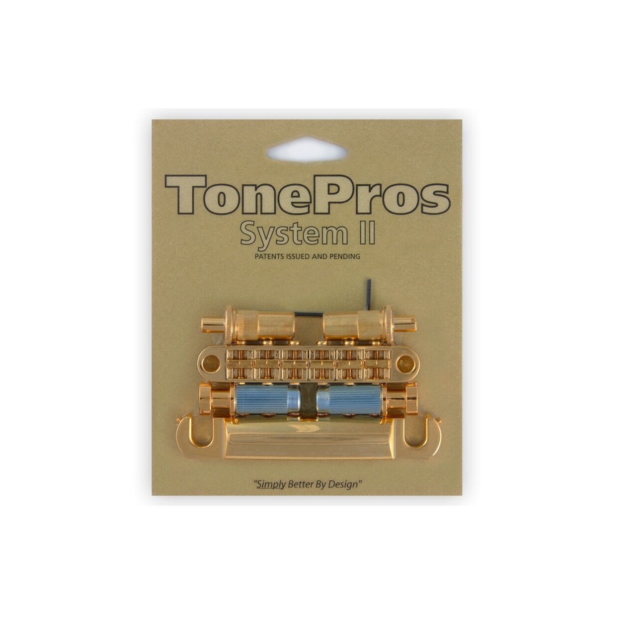 LPM02 G - Metric Tune-O-Matic Bridge and Tailpiece Set