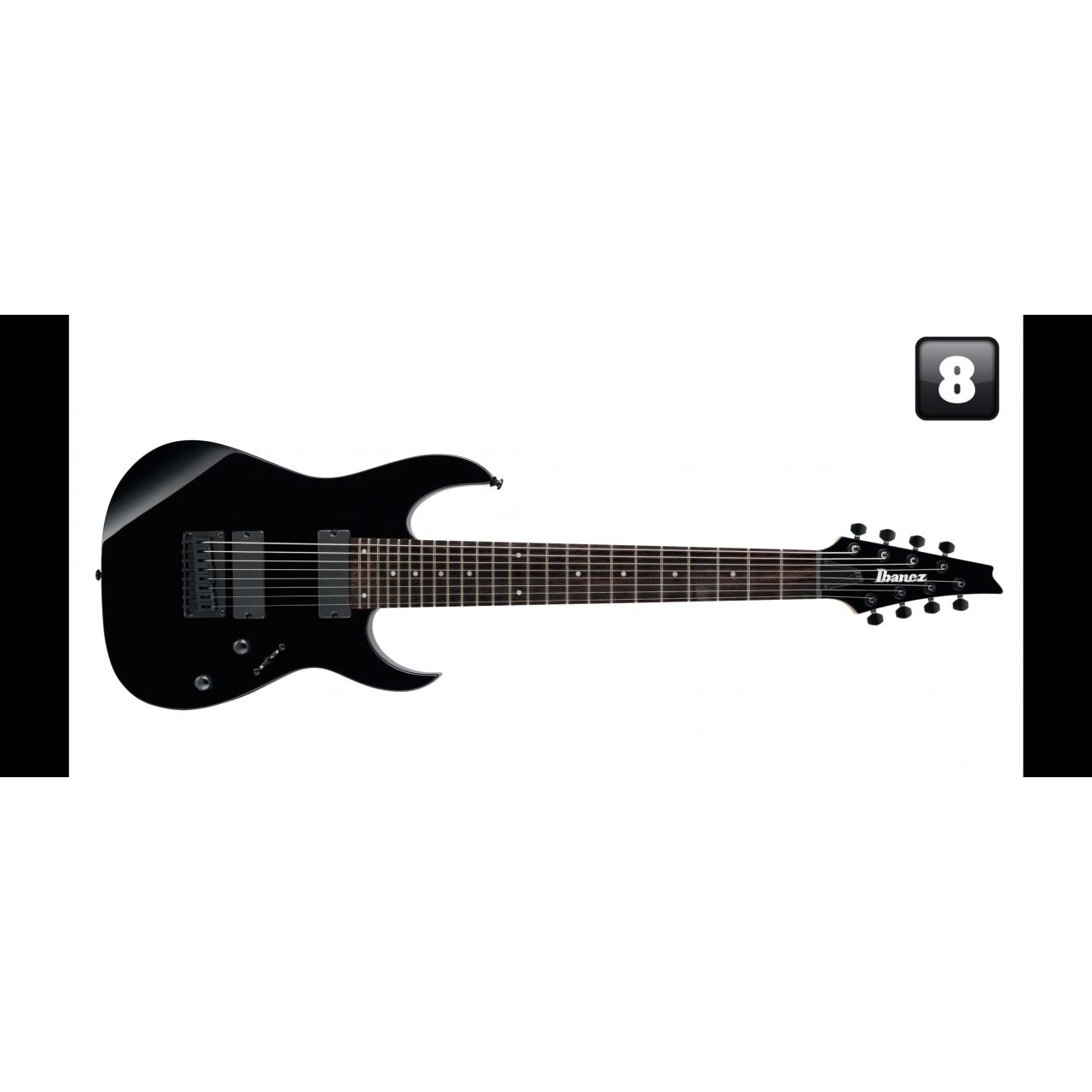 RG8-BK - 8-Saiter E-Gitarre
