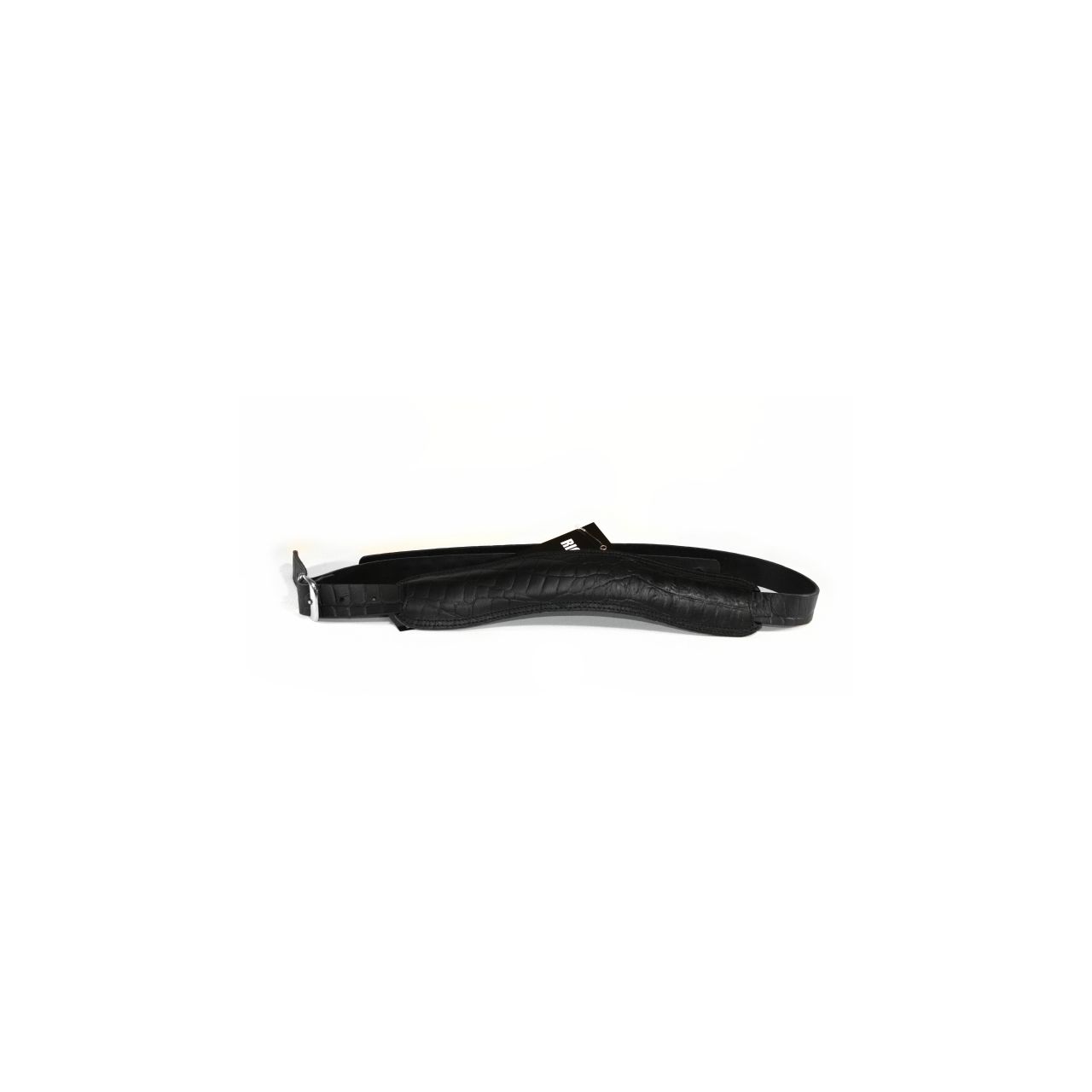 1030 Ledergurt Slim Deluxe Cayman Black - Short, Made in Germany