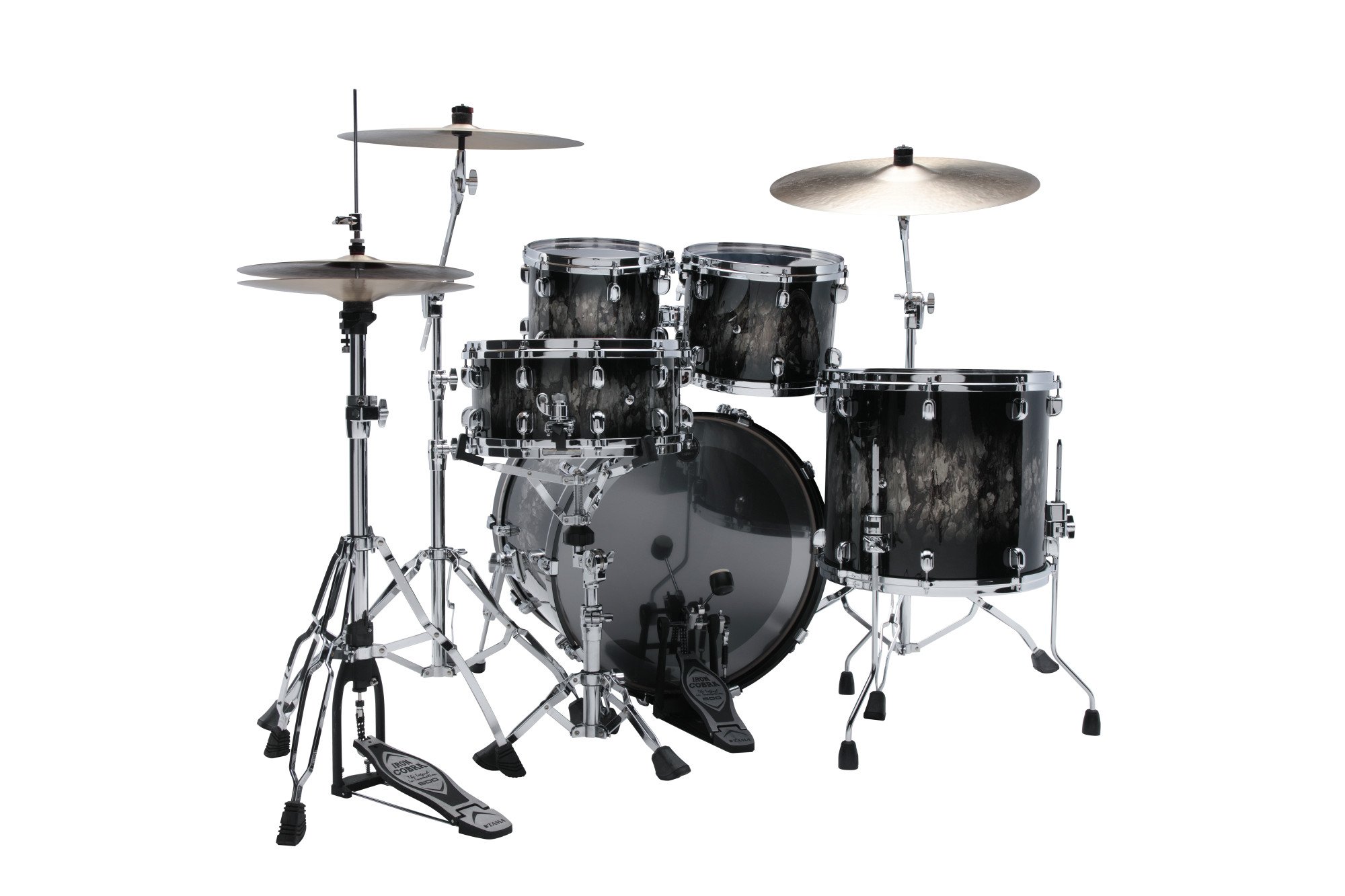 WBS42S Starclassic Walnut/Birch Lacquer Shell Kit 4 Teilig - Molten Platinum Burst