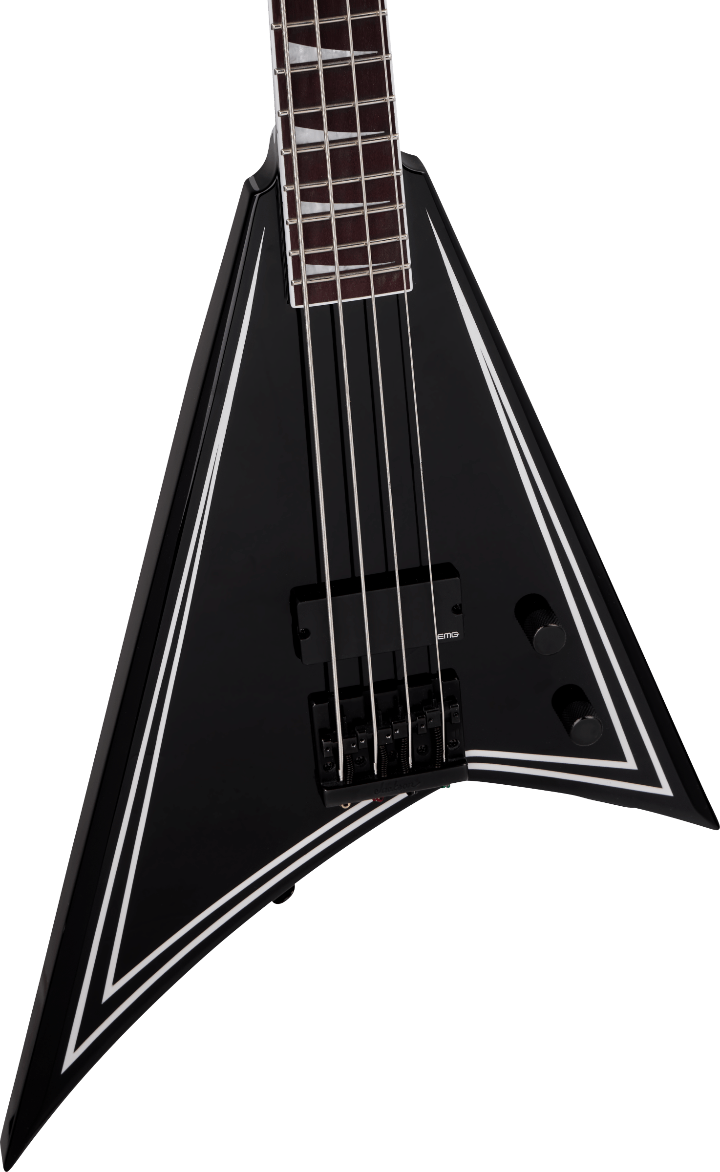 X Series RRB IV Rhoads Bass Black with White Pinstripes