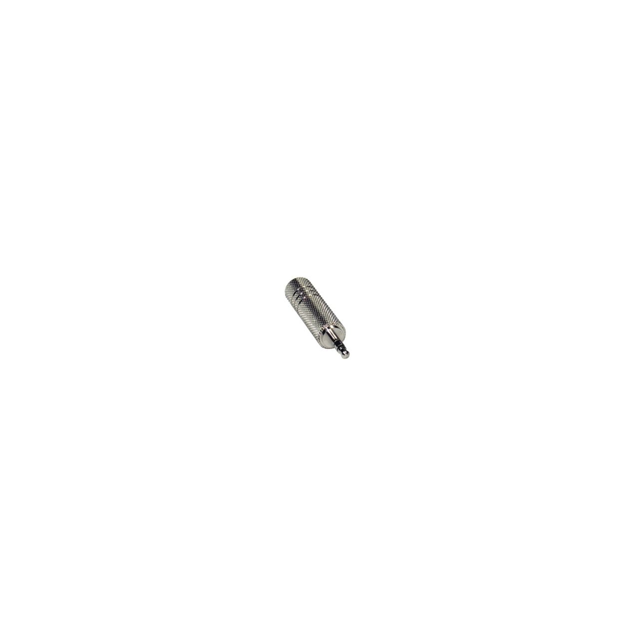 S 31 Stereoklinkenbuchse 6,3 mm an Stereoklinkenstecker 3,5 mm, Metall