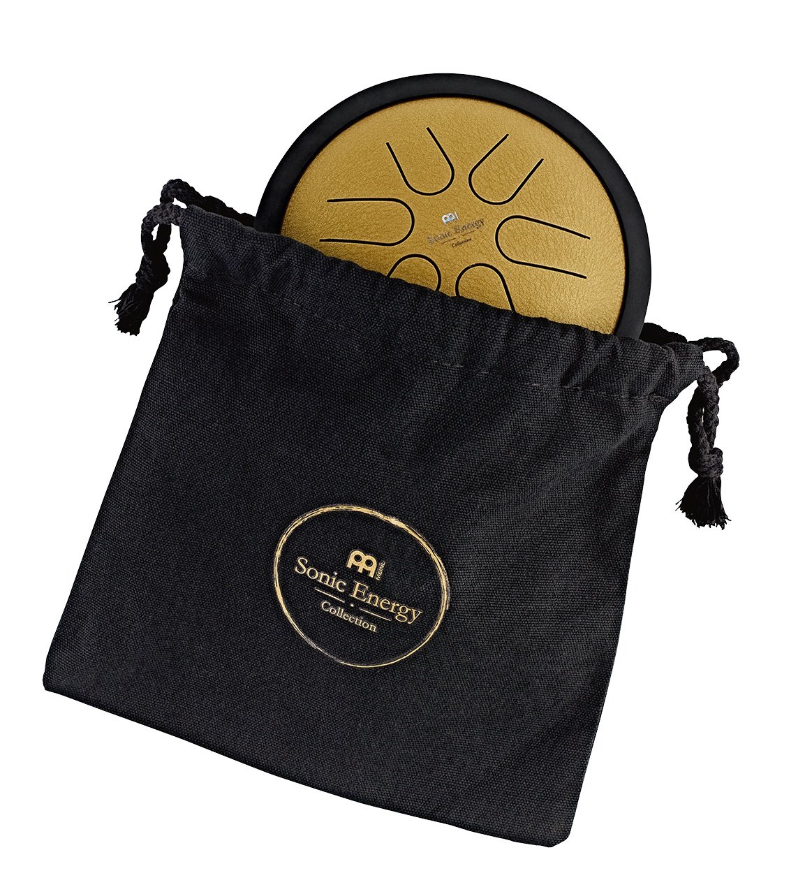 Mini Steel Tongue Drum B Major - Gold