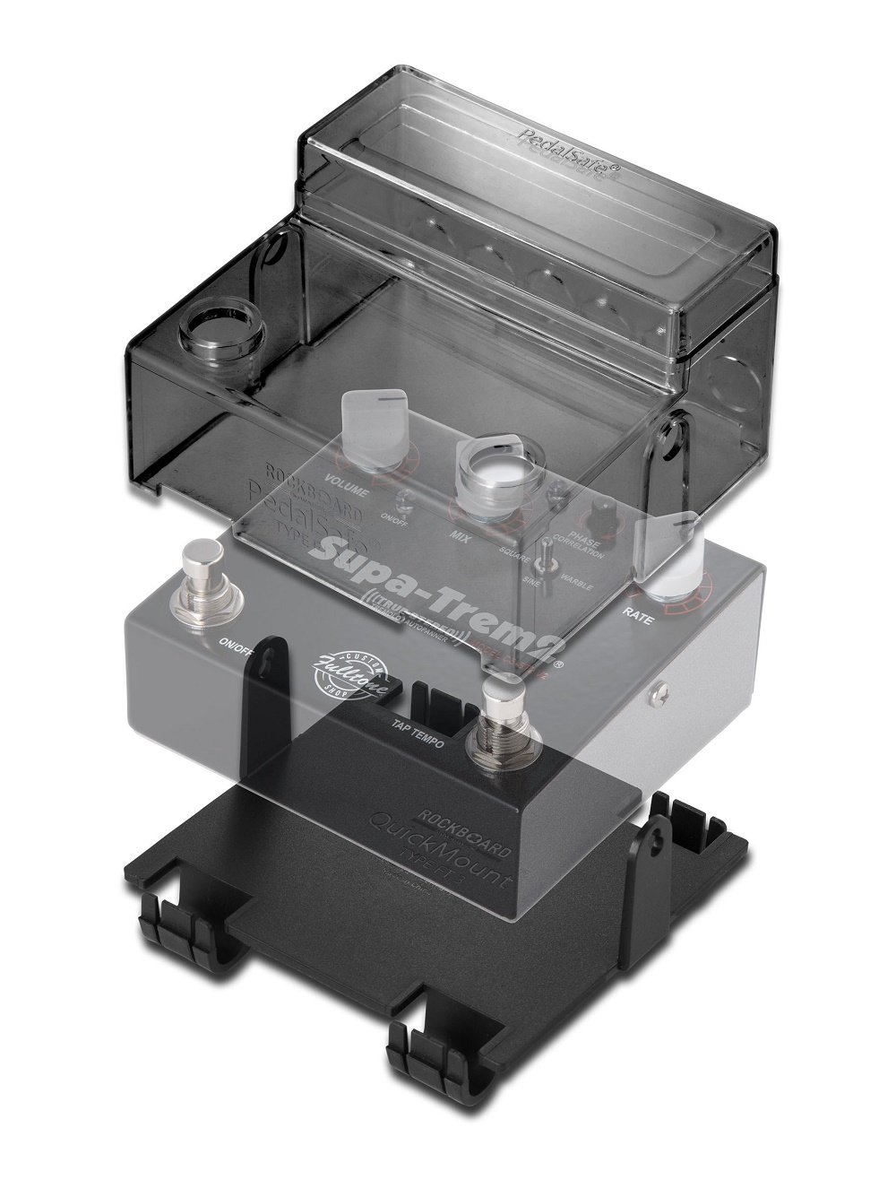 PedalSafe Type FT3.1 - Protective Cover and Rockboard Mounting Plate