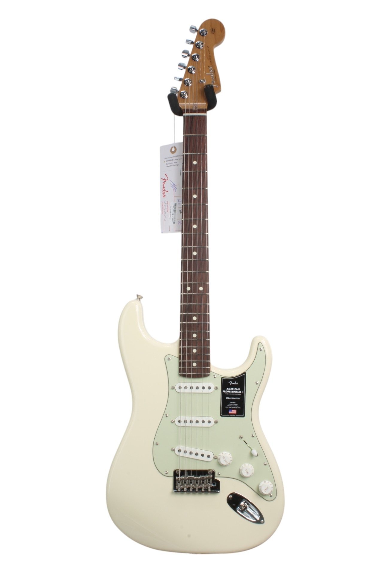 American Pro II Classic Colour Stratocaster, Olympic White