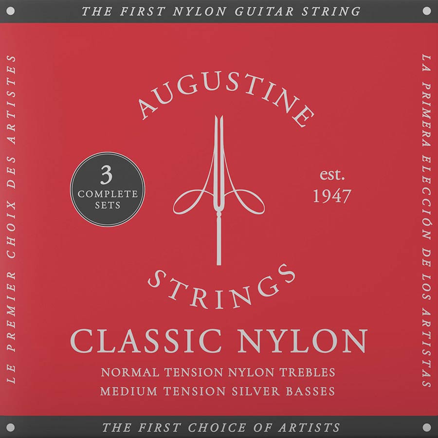 Classic Red String Set Classic, Regular Tension - 3er Pack