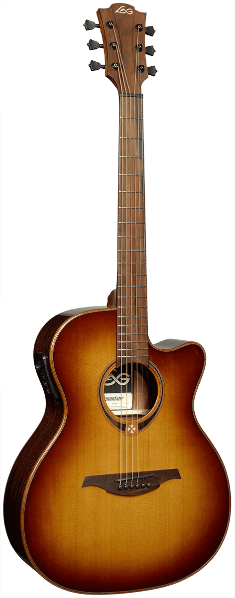 T118ACE Auditorium Cutaway mit Preamp Brown Shadow