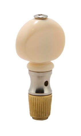 116N Banjo 5th String Peg with Ivory Button - Nickel