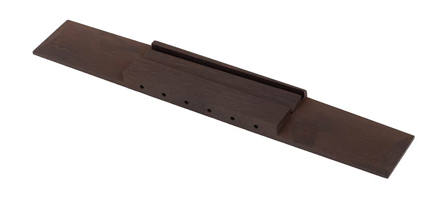 Brücke für klassische Gitarre, Ebenholz