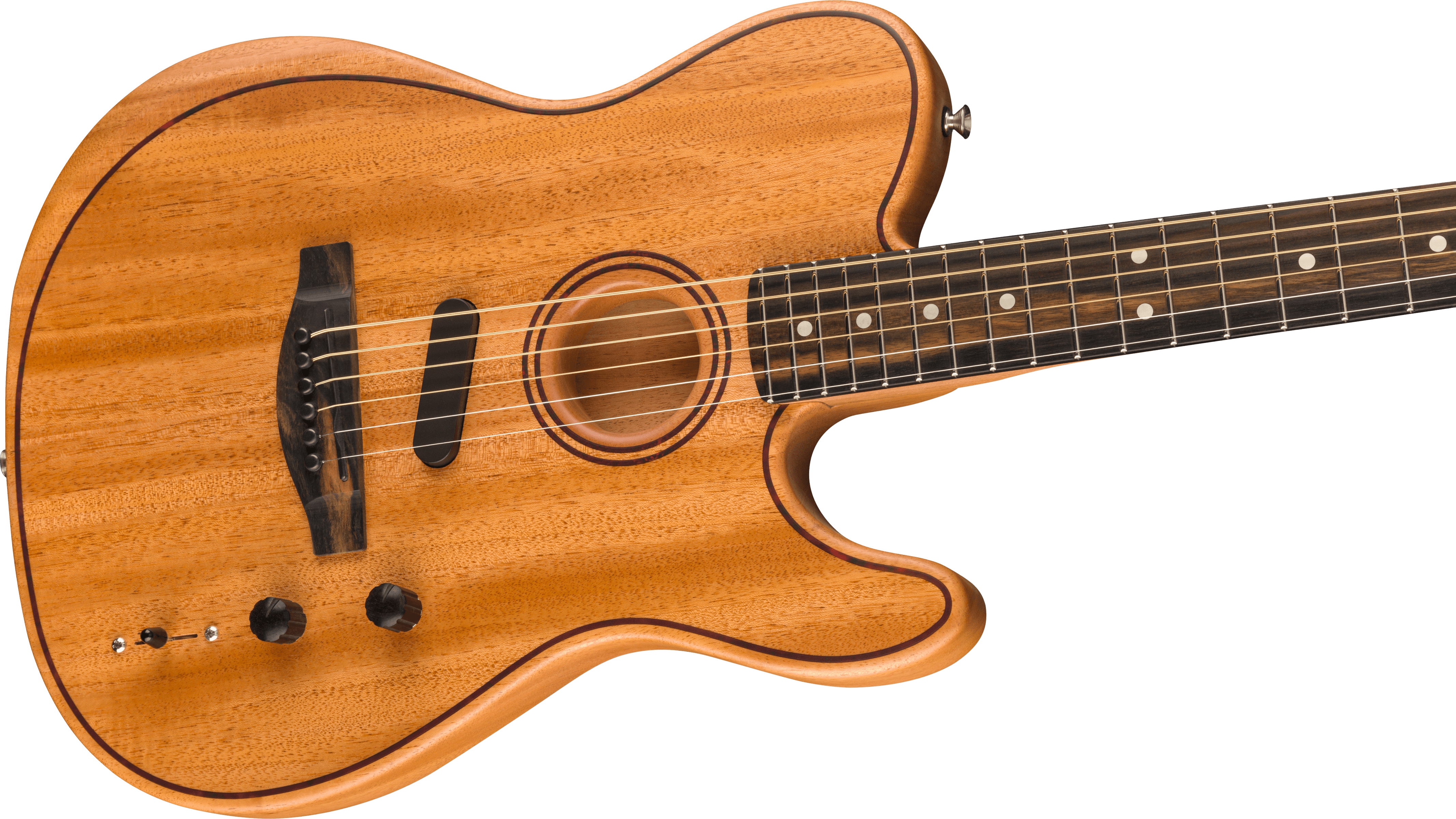 American Acoustasonic® Telecaster® All-Mahogany, Ebony Fingerboard, Natural