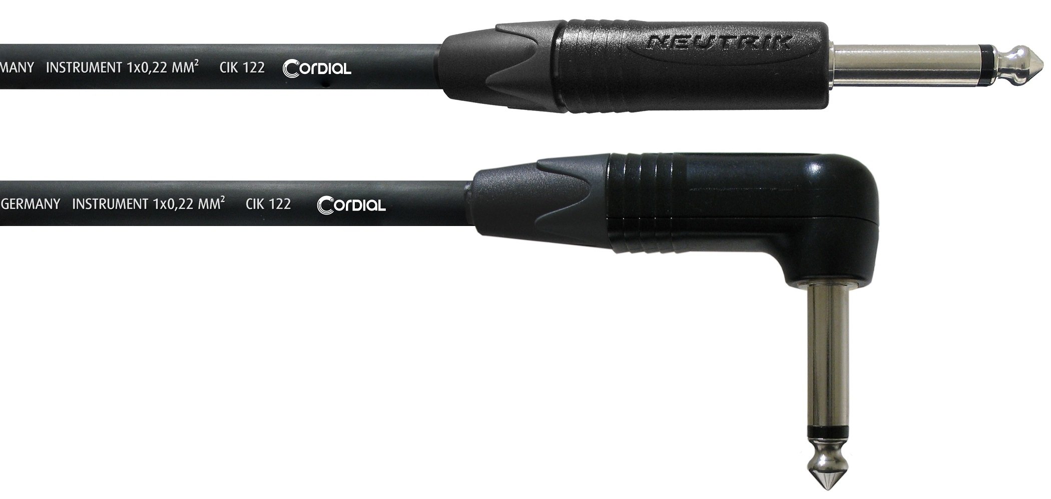 CPI 9 PR Instrumentekabel 9,0 m Klinke/Winkelklinke 6,3 mm mono