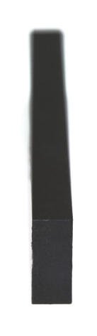 Black TUSQ XL PT-4187-00 - Nut Slab (3/16" Thick) - Guitar / Bass, Flat 