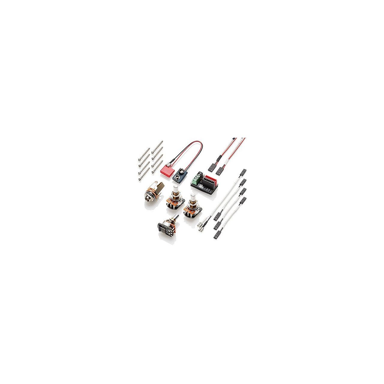 J Pickup Set Black - Bass-Tonabnehmer Set für 4-Saiter