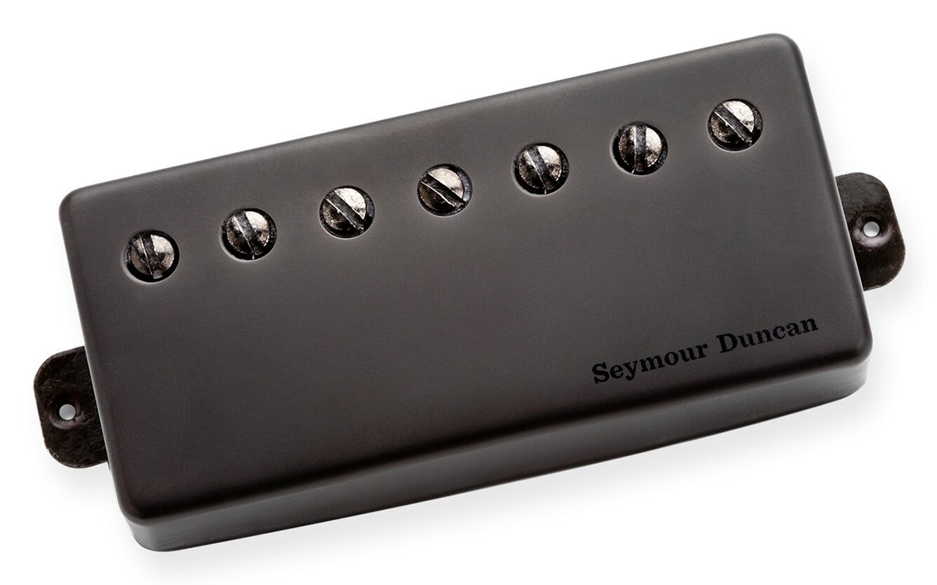 SH-6n - Duncan Distortion Neck Humbucker, 7-String, Passive Mount - Black Cover