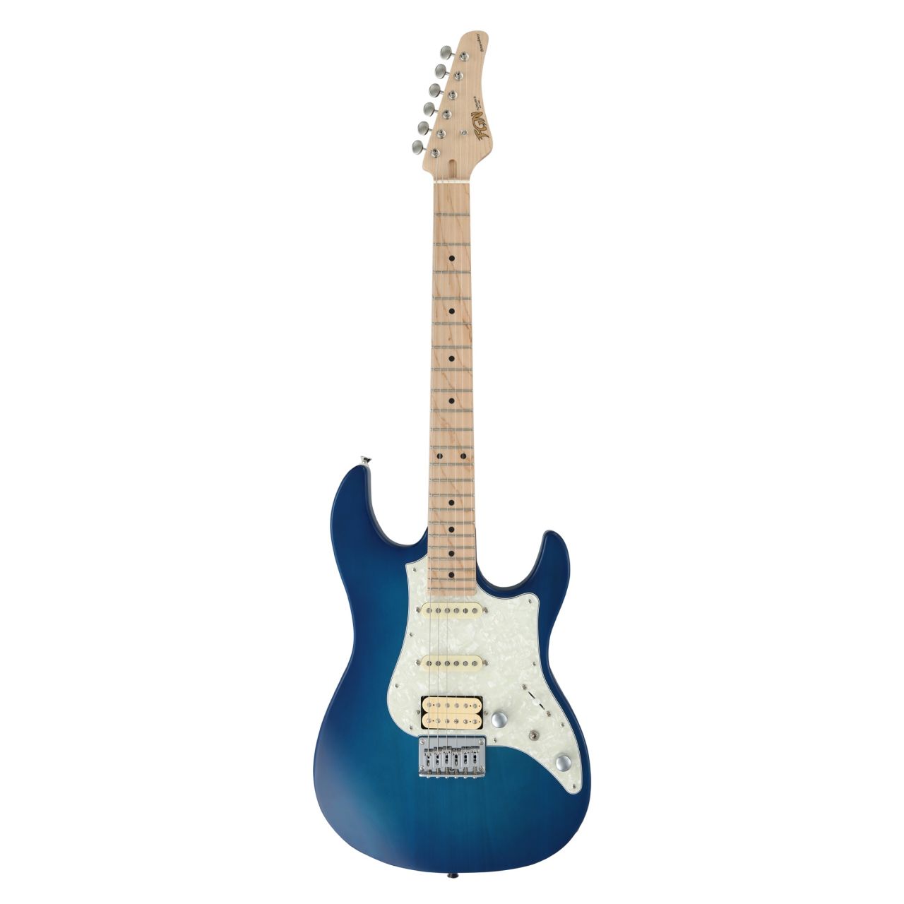 FGBOSMTBS Boundary Odyssey E-Gitarre in Transparent Blue Sunburst