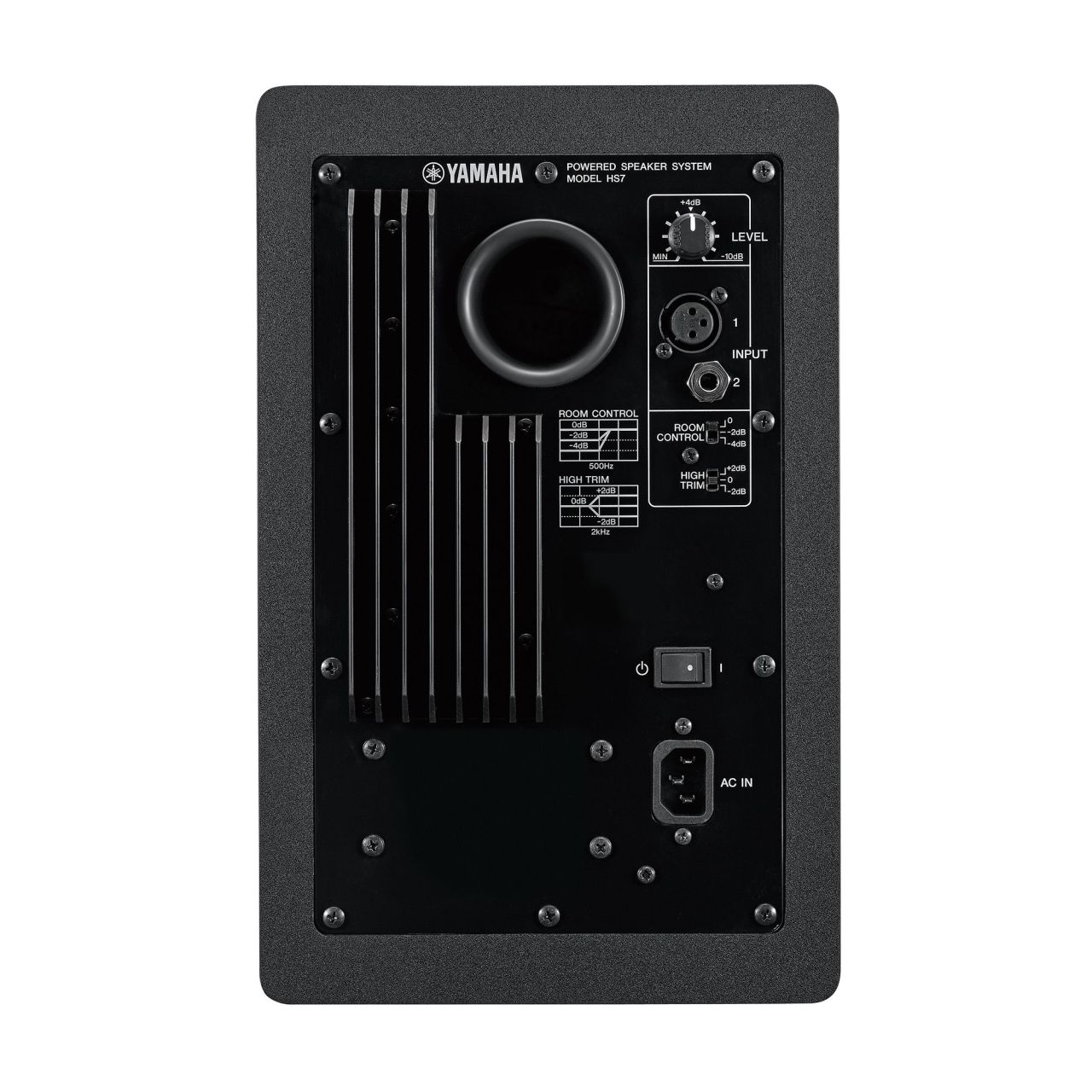 Yamaha HS7 Studiomonitor Hinteransicht