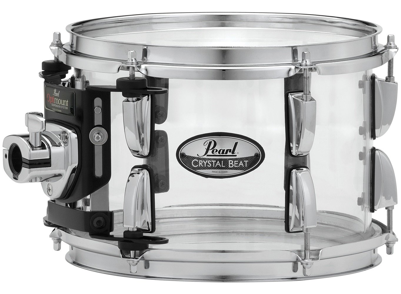 CRB 13 x 9 Crystal Beat Tom w/Optimount (Ultra Clear)