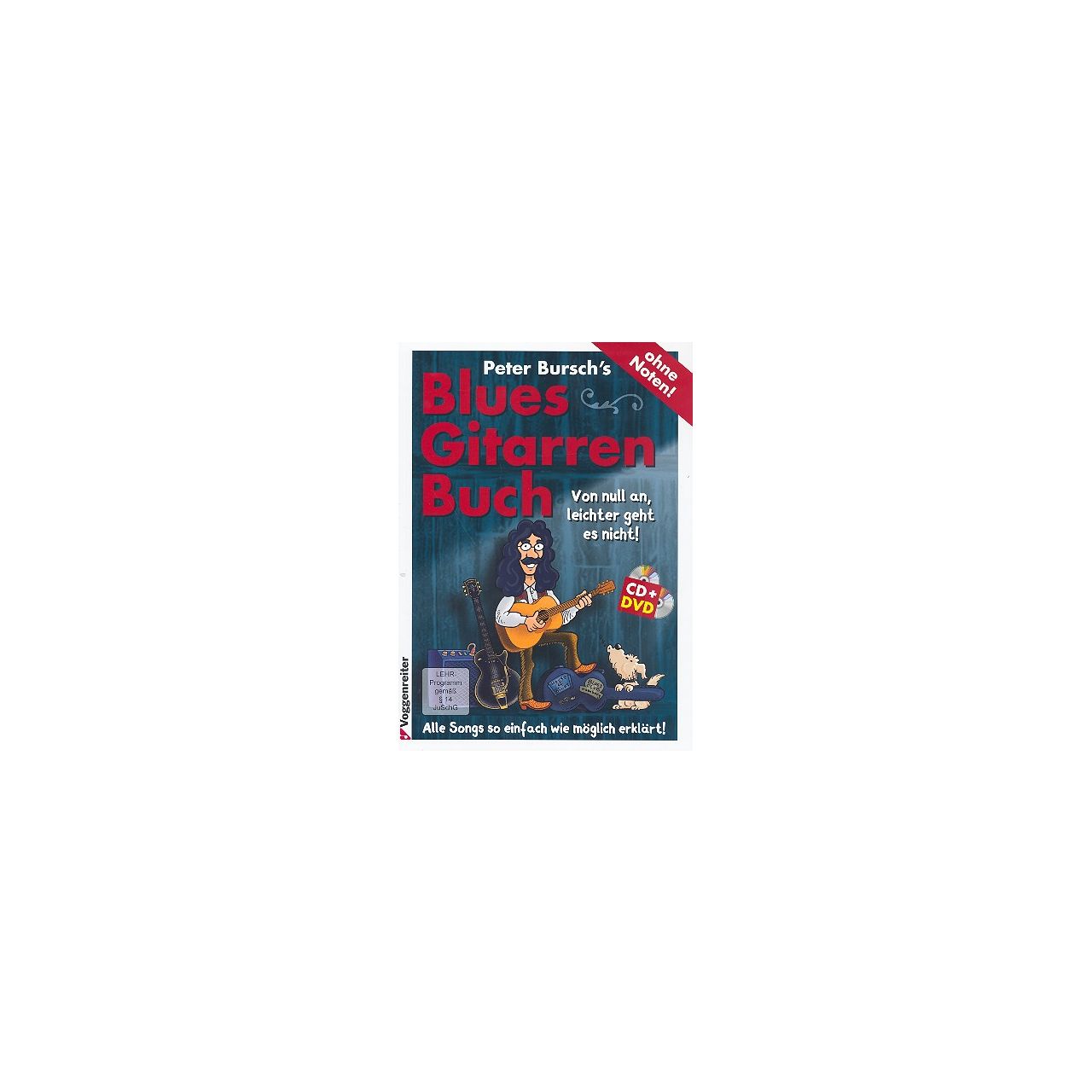 Peter Bursch's Blues-Gitarrenbuch für Gitarre in Tabulatur