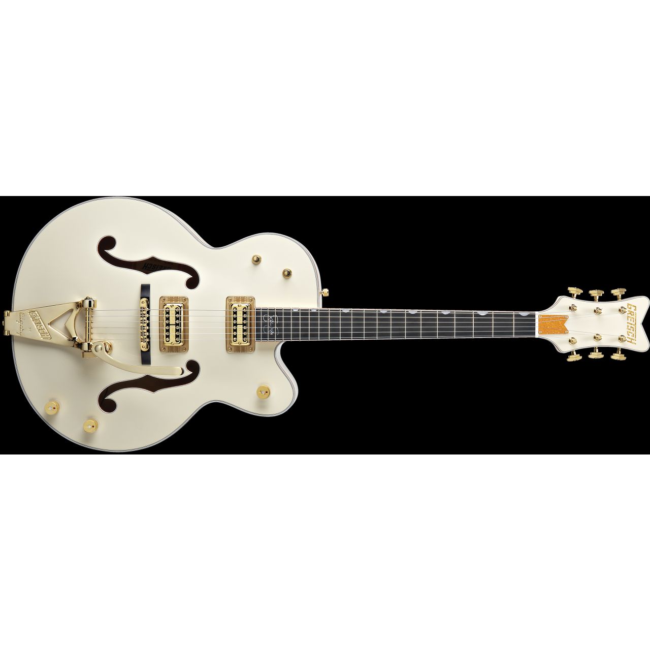G6136-1958 Stephen Stills Signature White Falcon™ with Bigsby®, Ebony Fingerboard, Aged White