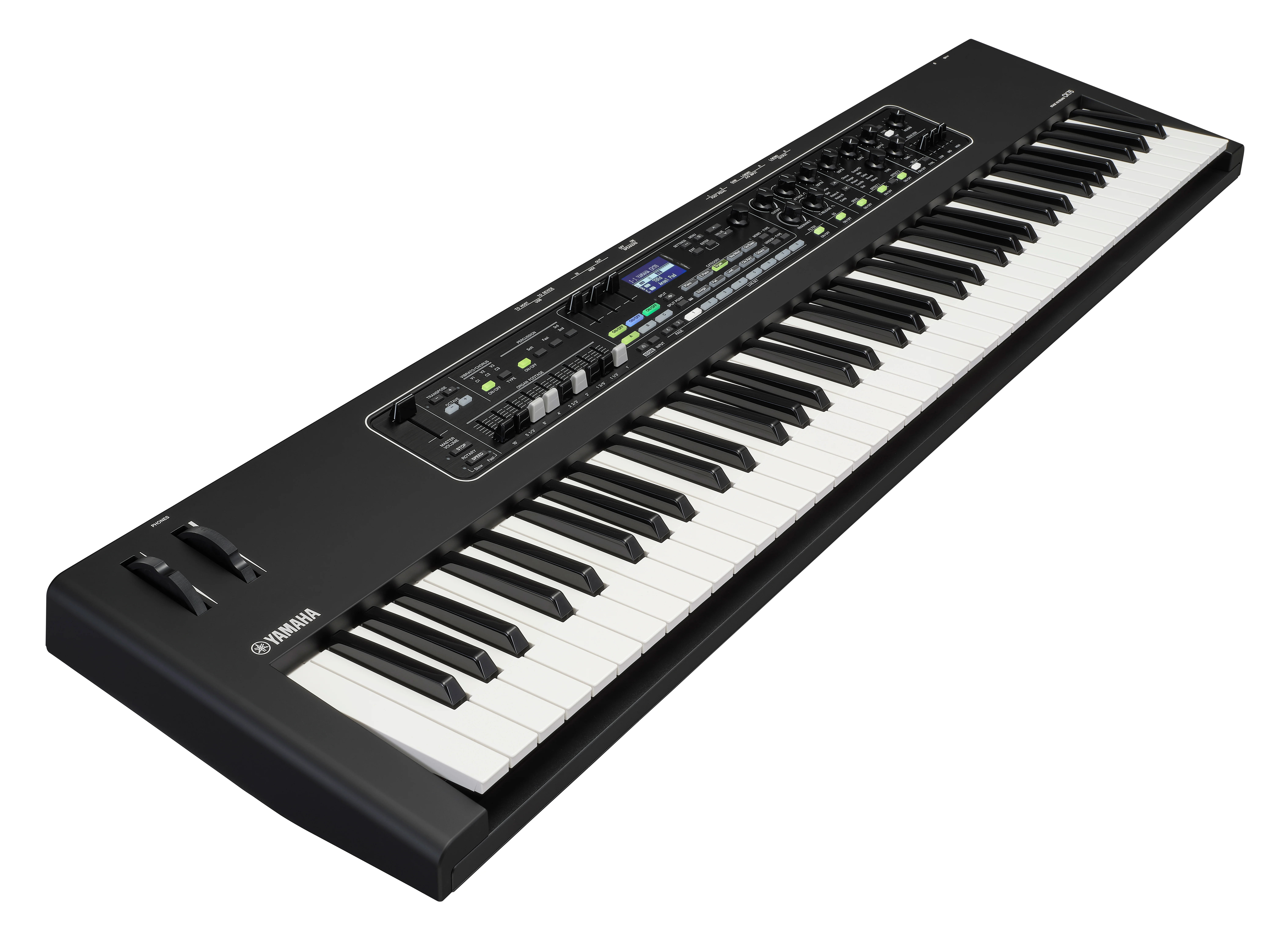 Synthesizer, Keyboard, Schwarz, Tasteninstrument, Display, Synthesizer, Keyboard, Schwarz, 61 Tasten, Pitch- und Modulationsräder