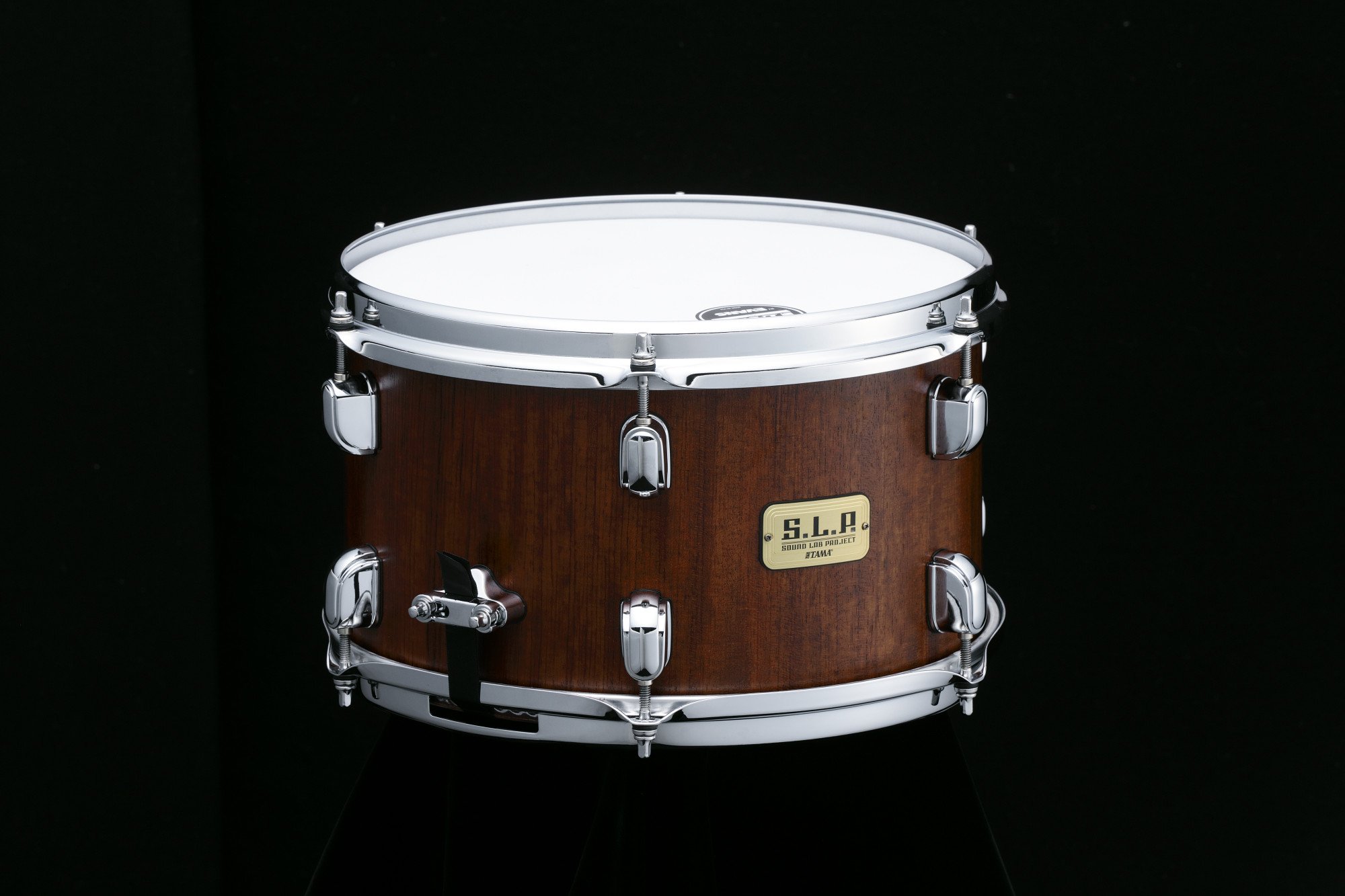 S.L.P. Mod Bubinga Snaredrum 12" x 7" - Satin Bubinga/Chrom HW