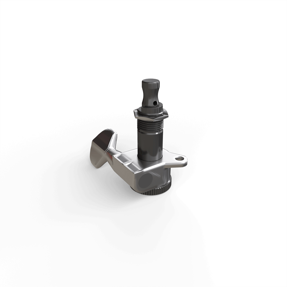 Auto-Trim Stimm-Mechaniken, 6 In-Line-Setup, chrom