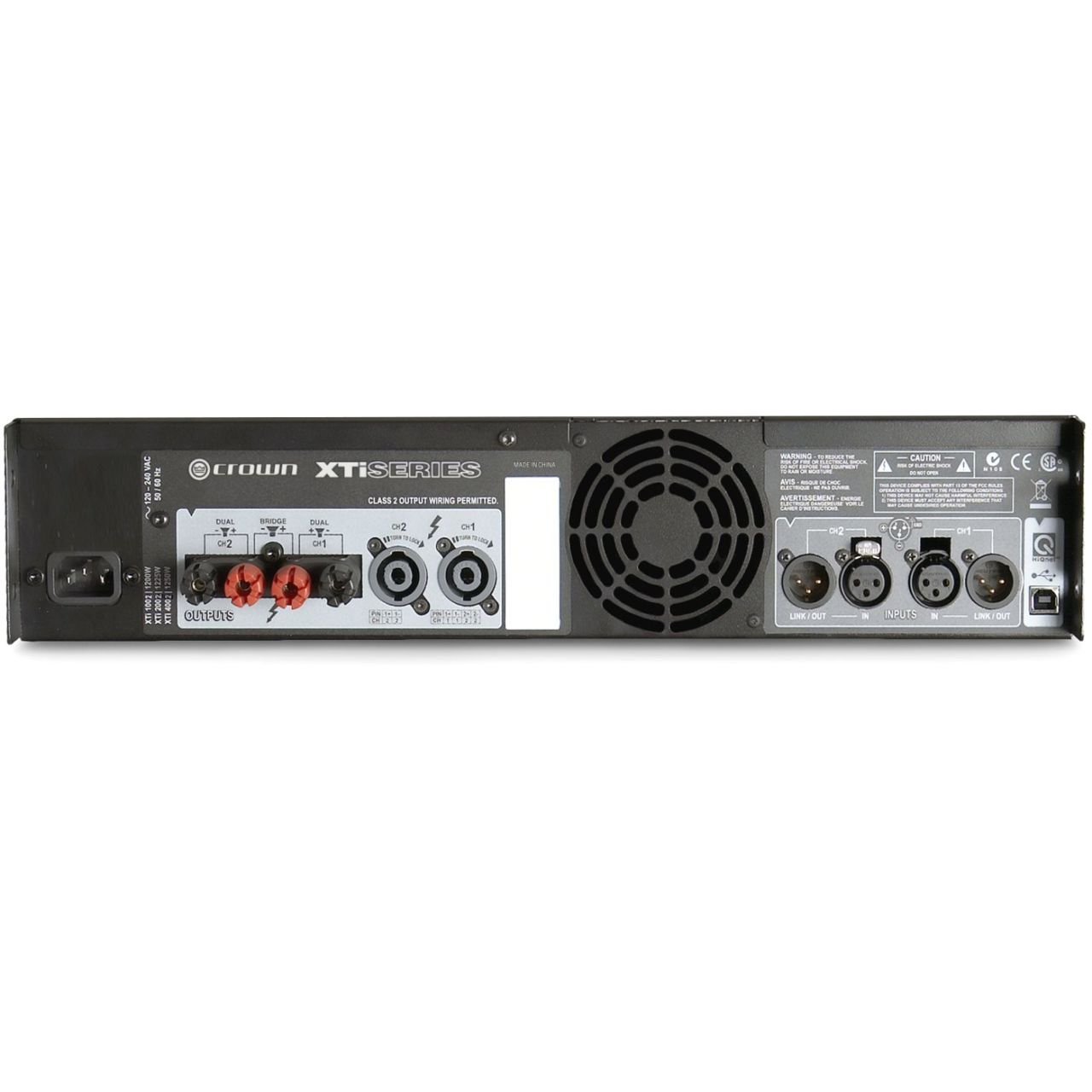 Crown Xti1002  - PA-Verstärker mit digitalen Signalprozessor und 2x 500 Watt an 4 Oh