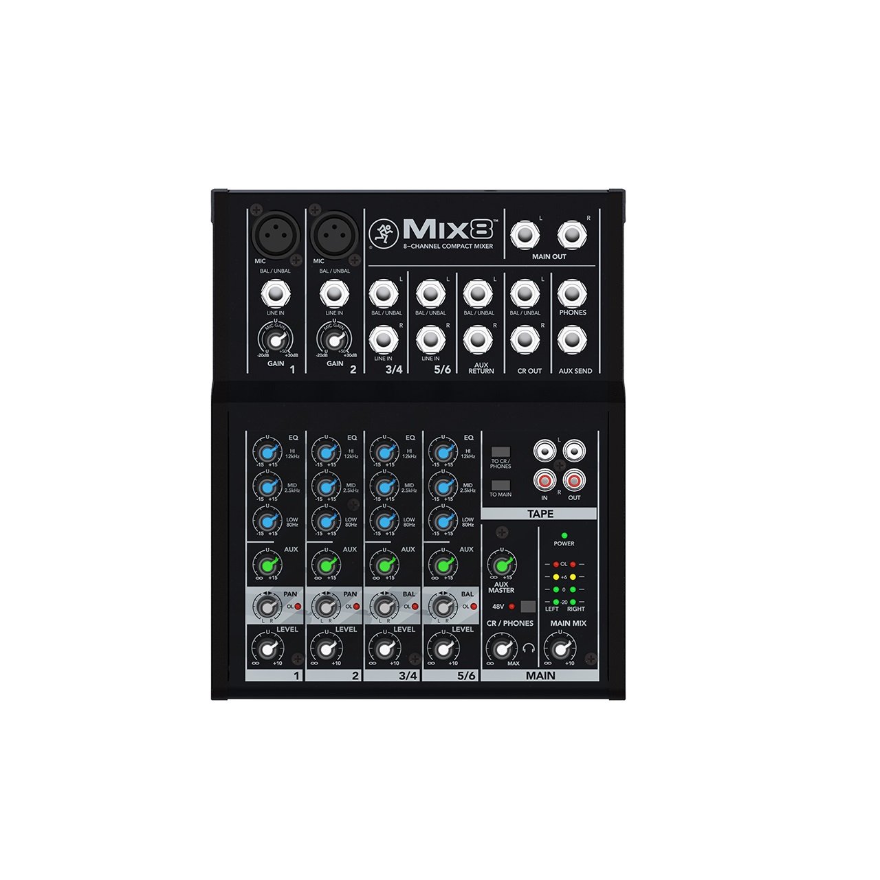 Mix8 - 8 Kanal Kompaktmixer