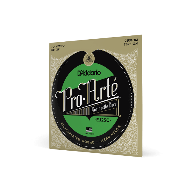 EJ25C Pro-Arte Clear Nylon Composite Flamenco Guitar Strings