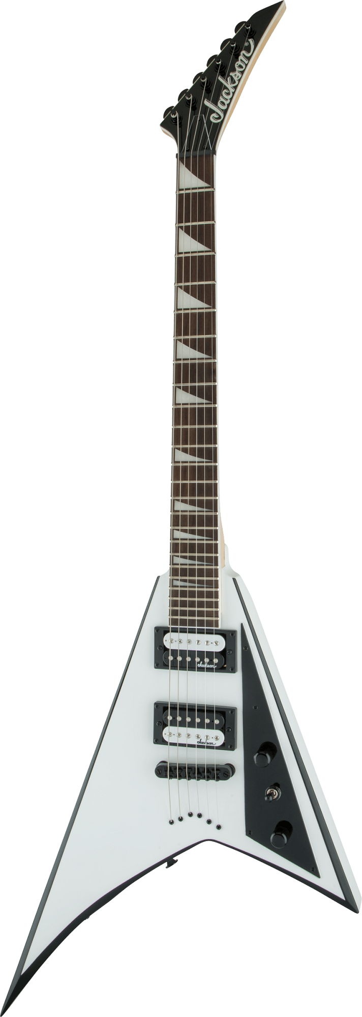 JS Series Rhoads JS32T White with Black Bevels