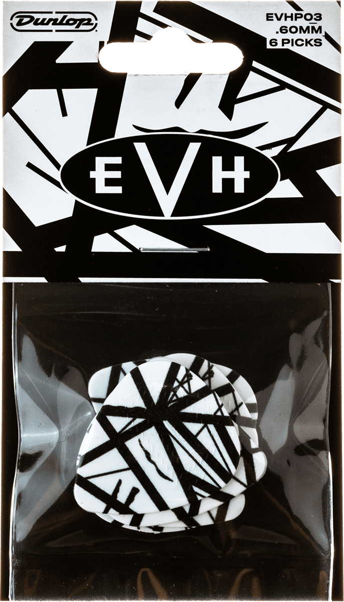 EVH Frankenstein White 0.60mm Player's Pack 6 Stck.