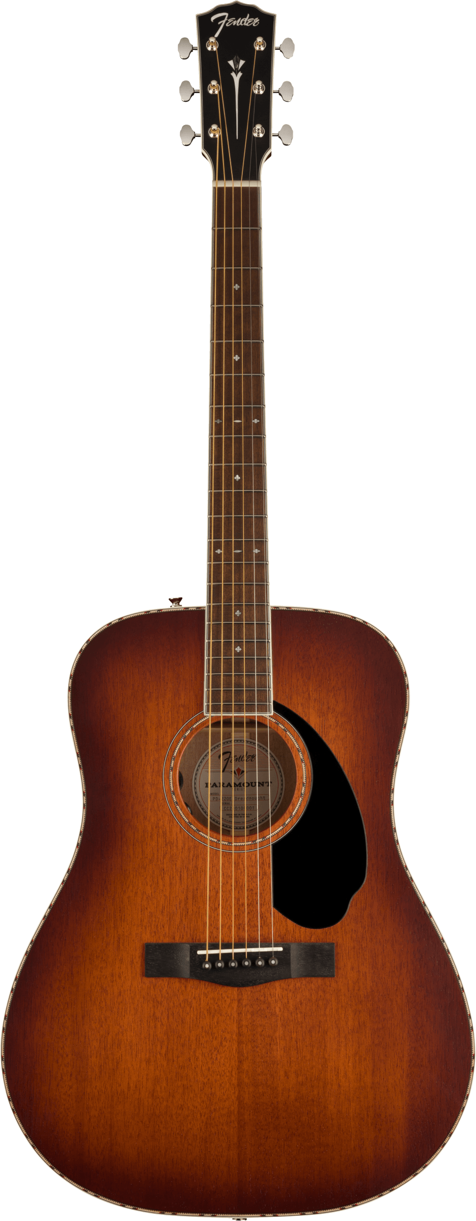 PD-220E Dreadnought, All Mahogany, Ovangkol Fingerboard, Aged Cognac Burst