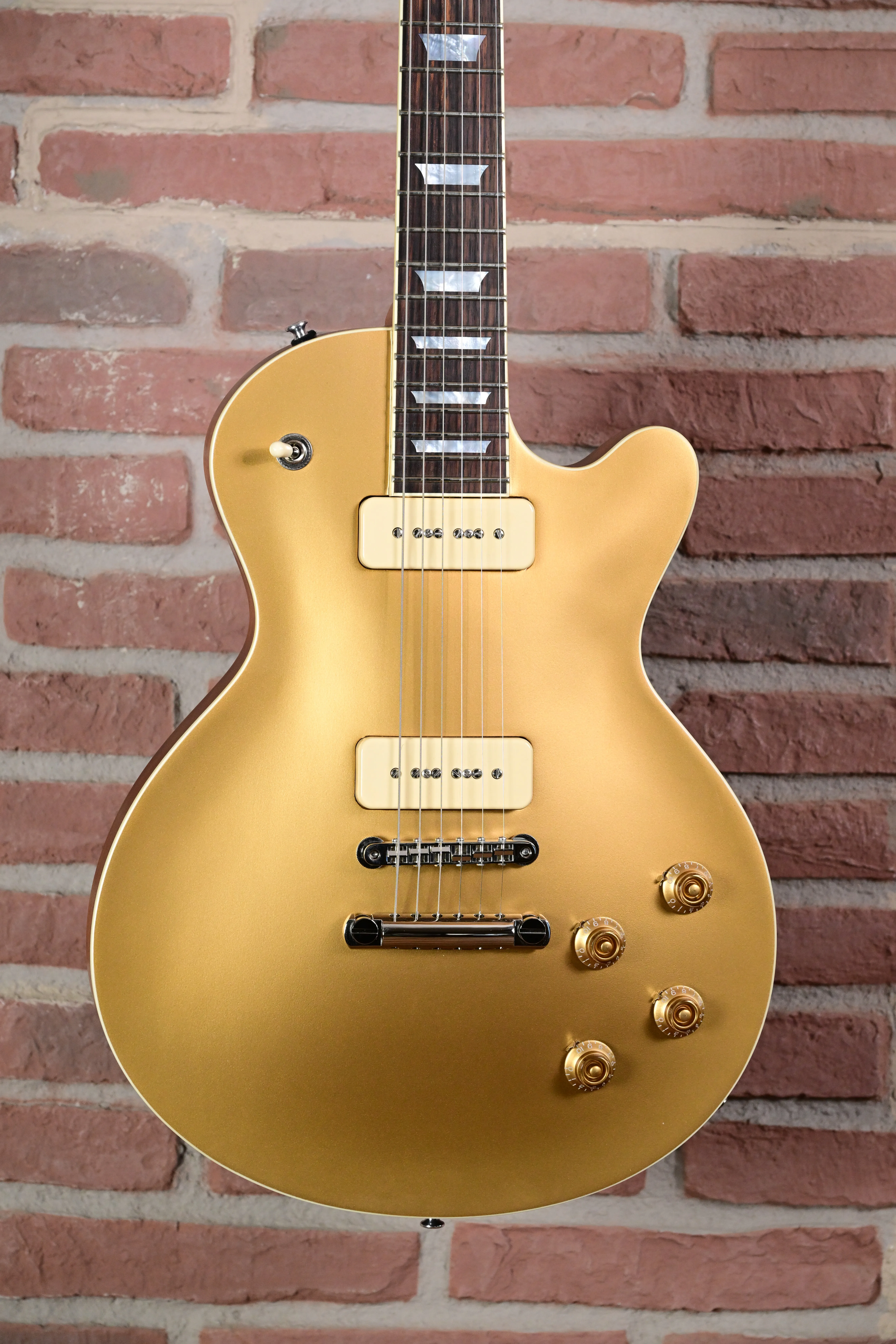 SB56 Vintage Satin Gold E-Gitarre