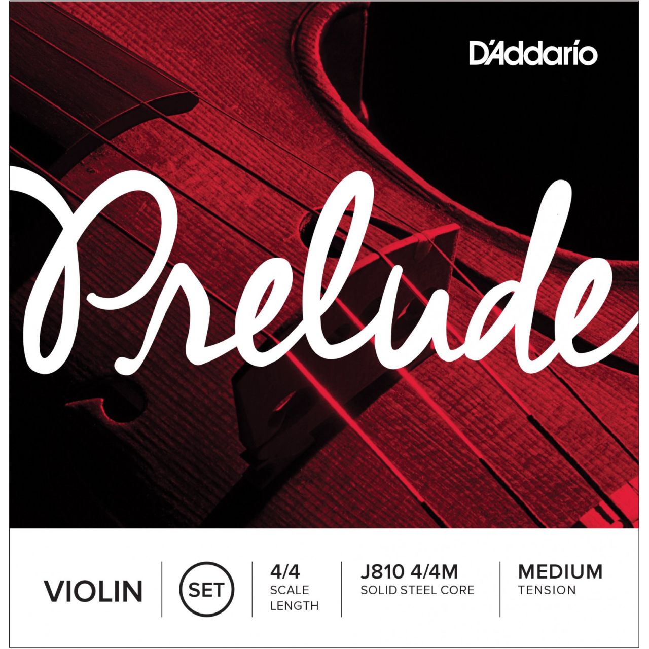 J810 4/4M Prelude String Set Violine 4/4 Medium Tension